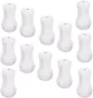 12 Pcs White Blind Pull Cord Knobs, Window Blinds Wood Cord Tassels Blind Cord P