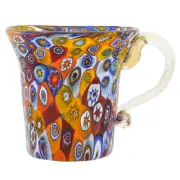 GlassOfVenice Murano Glass Millefiori Cup - Multicolor