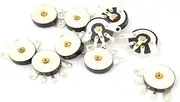 NEW LON0167 10 Pcs 16mm Dia On/Off Switch Rotary Carbon Film Potentiometer 10K Ohm(10 Stcke 16mm Durchmesser On/Off-Schalter Rotary Carbon Film Potentiometer 10K Ohm