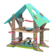 Kruselings Fun Wooden Club House Toy Set Doll Pretend Play Kids/Children 3y+