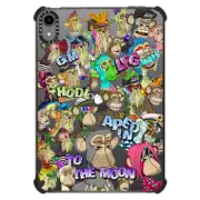 iPad mini (6th gen) iPad Impact Case Ape In Coloured Sticker iPad Case