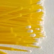Dental Disposable Microbrush Applicators Tips Micro Brush Cleaning Yellow Lot