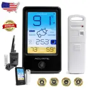 Self-Calibrating Vertical Weather Station: Indoor/Outdoor Temperature & Humidity