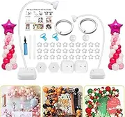 Balloon arch kit 8.2 ft & 5 ft,half arch balloon stand,free bending irregular vertical balloon arco para globos con base with base suitable for wedding, birthday, party, Christmas decoration