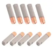MB 15AK Welding Contact Tips Coating Protect 25mm M6 Gas Nozzle Tip MIG5263