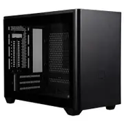 Cooler Master MasterBox NR200P Tempered Glass Mini-ITX Case - Black-MCB-NR200P-KGNN-S00