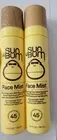 Sun Bum Face Most Refreshing Face Mist Sunscreen 3.4oz SPF 45 Exp 6/25 Lot Of 2