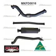 MANTA 3" MILD STEEL EXHAUST WITH MUFFLER FOR FORD RANGER PX MAZDA BT50 3.2LT