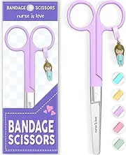 Nurse is Love Nursing Scissors Mayo | Bandage Scissors | Utility Blunt Nurse Scissors First Aid, Vet Rounded tip