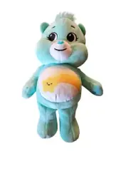 Basic Fun! Care Bears Teal Wish Bear Plush Teddy Bear - New