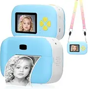 1080P Portable Paper Film Zero Ink Instant Printing Selfie Thermal Camera Children Cameras Girls Boys Toys Photo Video MP3 Player Multifunction Camera