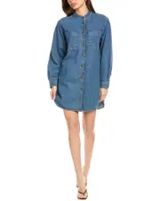 FRAME Denim Double Pocket Shirtdress