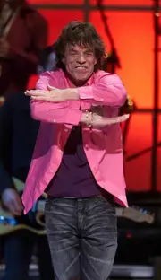 British musician Mick Jagger performs on stage at the concert for- Old Photo 9