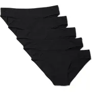 Brilliant Basics Women's 5 Pack Bikini Briefs - Black Pack