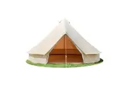 MIUZ 4-Season Bell Tent 3M 4M 5M 6M Waterproof Canvas Belltent Glamping Yurt Commercial Grade Tents