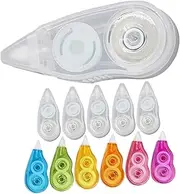 HOODANCOS 12Pcs Correction Tape for Students Portable School Stationery for Easy Mistake Correction Smooth Writing Experience for Office Use