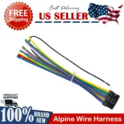 Brand New Wire Harness for ALPINE CDE-123 CDE123 Car Radio Replacement Part
