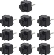 10Pcs Original Mouse Square MicroSwitch Button IE4.0 Black Spots 6x6x7.2mm EVQP0K07KBB4