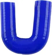 180 Degree Reduce Elbow General Universal Silicone Intercooler Turbo Intake Tube Hose Pipe Kit 170mm Length(180 ID60-70MM 3ply)