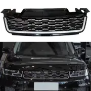 Front Bumper Grille Grill Fit For Land Rover Range Rover Sport 18-22 Black Gary (for: Land Rover)