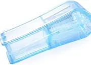 3PCS Pill Cutter, Professional Pill Splitter for Cutting Small Pills or Large Pills in Half,Cuts Vitamins - Pill Splitter with Shield (Blue)