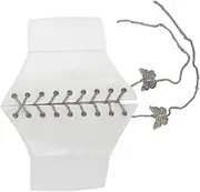 [Healvian] Fashionable Women Waist Belt with Butterfly Decoration Versatile Dress Accessory for Parties and Daily Outfits Comfortable Elastic and Breathable Design for Waist
