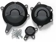 VLOZDJOF Ninja 650 Z650 Motorcycles Engine Protection Cover Compatible with Kawasaki Z650 Ninja 650 2017 2018 2019-2024 Compatible with GB Racing Engine Cover(1 Set-BK)