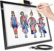 Light Board, LED Light Pad for Drawing A3S/B4, Ultra-Thin Tracing Light Box By