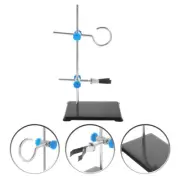 Portable Iron Rack Lab Retort Stand Laboratory Stands Support Man