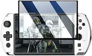 Walieoka Screen Protector Compatible with GPD Win 4,9H Hardness Tempered Glass Protective Film,Scratch Resistant Anti-Fingerprint [ Black]