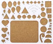 Paper Quilling Template Board 8X7 Inch, Mould Crimper Tool for Paper Strips DIY
