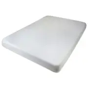Organic Cotton Mini Crib Sheet, White, Size