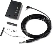 Alnicov Electric Violin Silent EQ Pickup Piezo with Headphone and Plug Hole Cable Set