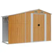 Garden Shed Outdoor Storage Tool Workshop Sheds 277x93x179cm Galvanised Steel