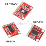 OEP20W/30W/50W*2 Mono/Dual Channel 8-24V/4.5-24V/6-18V Amplifier Board D Class