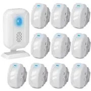 Wireless PIR Motion Sensor Alarm Driveway Alert 918ft Entry Doorbell w/ 9 Sensor