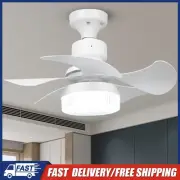 Small Ceiling Fan Lamp 3 Speeds Quiet Ceiling Fan with LED Light Remote Control