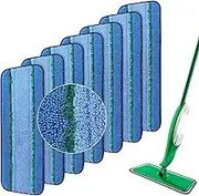Upgraded Replacement Microfiber Spray Mop Pads for Libman Freedom Spray Mop, Washable Reusable Wet & Dry Cleaning Refill Head for Multi-Surface Floor-7 Pack