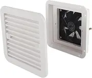 12V 4W Fridge Vent With Fan Fit For RV Trailer Caravan Side Air Strong Wind Exhaust Automobile Accessories Car Styling Camper RV parts and accessories(WA)