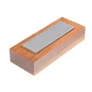 NEW EZE LAP EZL22F 1" X 3" WOOD BASE DIAMOND KNIFE SHARPENER USA MADE SALE