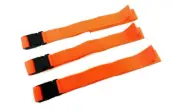 Spine Board Straps - Disposable Backboard Straps Pack of 3 - Orange