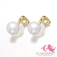 在飛比找momo購物網優惠-【CC Diamond】天然極品珍珠 18K金 無耳洞耳夾式