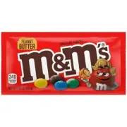 900521 1 x 46.2G PACKETS PEANUT BUTTER M&M'S M&MS CANDY CHOCOLATE SHARE SIZE