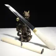 Traditional Tanto Knife Fighting Combat T10 Fixed Blade Straight Single Edged