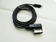 iPHONE 14 13 12 11 X 8 7 PLUS AUDI MUSIC INTERFACE AUX ADAPTER CABLE AMI MMI MDI