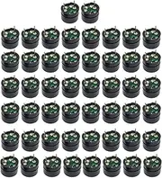 Electronic Buzzer - Electromagnetic Type Piezo Buzzer | Electronic Active Alarm | 12V Alarm | 50Pieces Electromagnetic Type AC 2Khz | Mini Loudspeakers | 5V 12V Easy