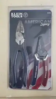 Klein Tools 94155 American Legacy Diagonal Plier and Klein-Kurve® Wire Stripper