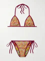 [Missoni] Missoni - Mare Reversible Printed Triangle Bikini - Multi - IT38 IT 38 Multi