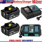 For Makita BL1860 BL1850 18V Lithium LXT Battery / Charger Set DC18RC DC18RD