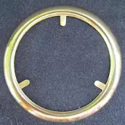 POLISHED Brass Trim Ring for glass ball shade/ oil lamp banquet old gwtw